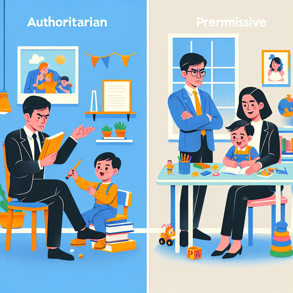 Perbandingan Pola Asuh: Authoritarian vs. Permisif